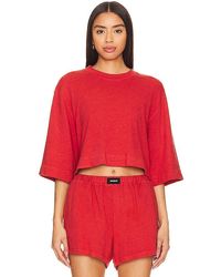 Monrow - T-SHIRT OVERSIZED FRENCH TERRY - Lyst