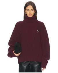 ROTATE BIRGER CHRISTENSEN - Knit Turtleneck Jumper - Lyst