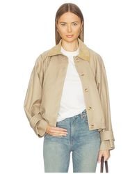 Rohe - Suede Collar Blouson Jacket - Lyst