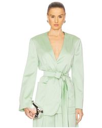 ANDAMANE - Wes Collarless Blazer En Talla En - Lyst