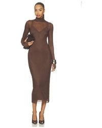 AFRM - ROBE SHAILENE en Chocolate - Lyst