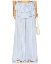 WeWoreWhat - Ruffle Waist Flare Pant - Lyst