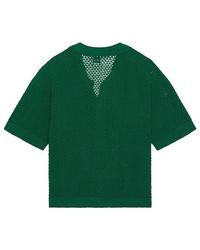 トップス DIME wave cable knit polo (green) Dime Men's Wave Cable Knit Polo Shirt in Forest Dime