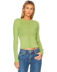 lovers and friends green sweater