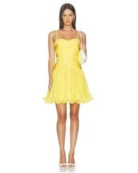 AKNVAS - Canary Micropleated Cocktail Dress - Lyst