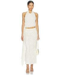 bubish - Neckholder-Top Mit Wasserfallausschnitt Drapieren Hailey - Lyst