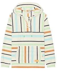 Scotch & Soda - Towelling Striped Hoodie - Lyst