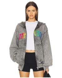 Stay Cool - Arch Zip Logo Hoodie - Lyst