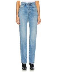 GRLFRND - Sara Super High Rise Slim Straight Jeans - Lyst