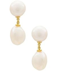 Shashi - Pearl Drop Earring - Lyst