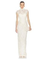 SAU LEE - Emilia Lace Gown - Lyst