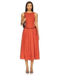 Free People - Nightingale Solid Midi Dress - Lyst