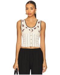 Free People - Rose Bud Knit Top - Lyst