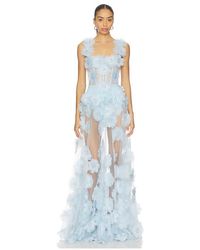 Bronx and Banco - Rosalie Floral Gown - Lyst