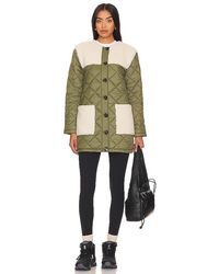 Central Park West - Asher Sherpa Quilted Puffer - Lyst