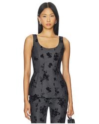 Amanda Uprichard - X Revolve Empire Top - Lyst