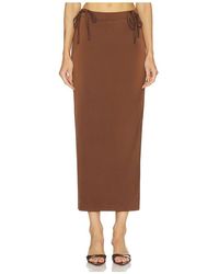 Free People - Rosetto Column Skirt - Lyst