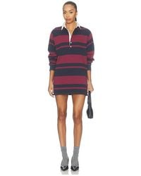 GOOD AMERICAN - The Knit Rugby Mini Dress - Lyst
