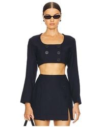 Matthew Bruch - Apron Double-Breasted Top - Lyst
