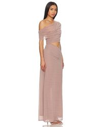 LPA Giulia Maxi Dress in Black | Lyst