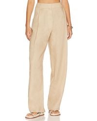 AEXAE - Hochgeschnittene Hose Aus Leinen - Lyst