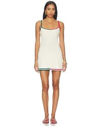 SER.O.YA - Azriel Metallic Knit Mini Dress - Lyst