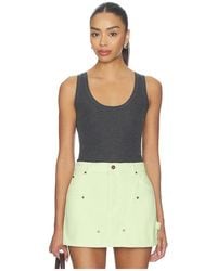 RENGGLI - Scoop Neck Rib Tank - Lyst