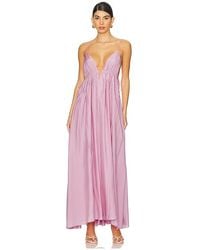 Jonathan Simkhai - Maxikleid Mit V-Ausschnitt Josephine - Lyst