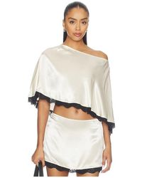 SNDY'S - Zaley Poncho Top - Lyst