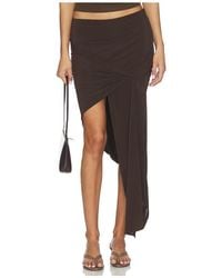 Helmut Lang - Twist Drape Skirt - Lyst