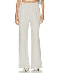 GOOD AMERICAN - Hose Aus Gebürstetem Fleece Mit Weitem Bein - Lyst
