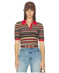 Pistola - Ashlee Short Sleeve Polo Sweater - Lyst