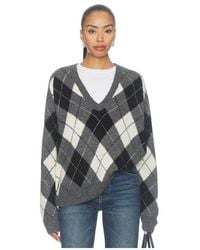Nili Lotan - Feron Argyle Sweater - Lyst