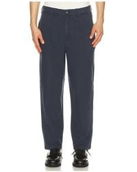 Barbour - Cotton Linen Relaxed Trousers - Lyst