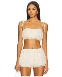 Stone Cold Fox - X Revolve Beth Embroidered Top - Lyst