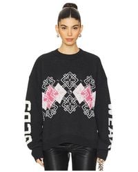 Gcds - Hello Kitty Argyle Sweater - Lyst