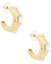 petit moments - Gardenia Hoop Earrings - Lyst