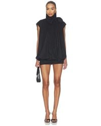 Prabal Gurung - Tie-Neck Cocoon Mini Dress - Lyst