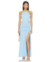 Runaway the Label - Imelda High Neck Maxi Dress - Lyst