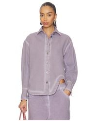 The Attico - Bomber Shirt Jacket - Lyst