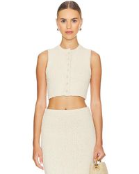 Lovers + Friends - Agnese Cropped Vest - Lyst