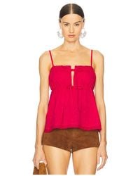 Ulla Johnson - Quinn Top En Color Rojo Talla (También En 10, 12, 2, 4, 6, 8) - Lyst