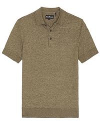 Barbour - Buston Knit Polo - Lyst