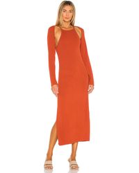 Nicholas Estela Kleid - Orange