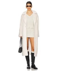 Sanctuary - Abrigo Live En Faux Fur En Color Blanco Talla En - Lyst