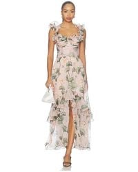 PATBO - Lotus Corset Maxi Dress - Lyst