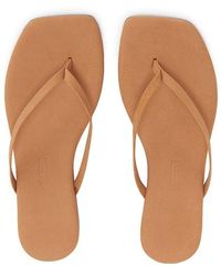 TKEES - Square Toe Lily Suede Sandal - Lyst