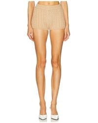 SER.O.YA - Molly Cable Knit Hot Short - Lyst