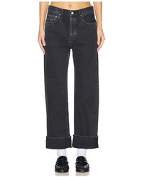 Agolde - Recto(A) Fran En Color Negro Talla (También En 27, 28, 33) - Lyst