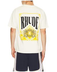 Rhude - Playing Card Tee - Lyst